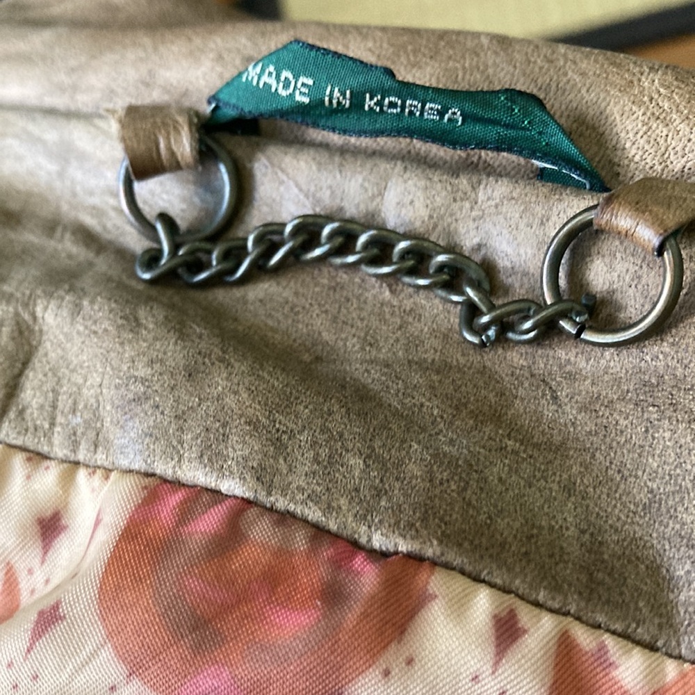 *HP* Hill&Archer, Vintage Bomber Leather Jacket, 44 - Picture 16 of 16